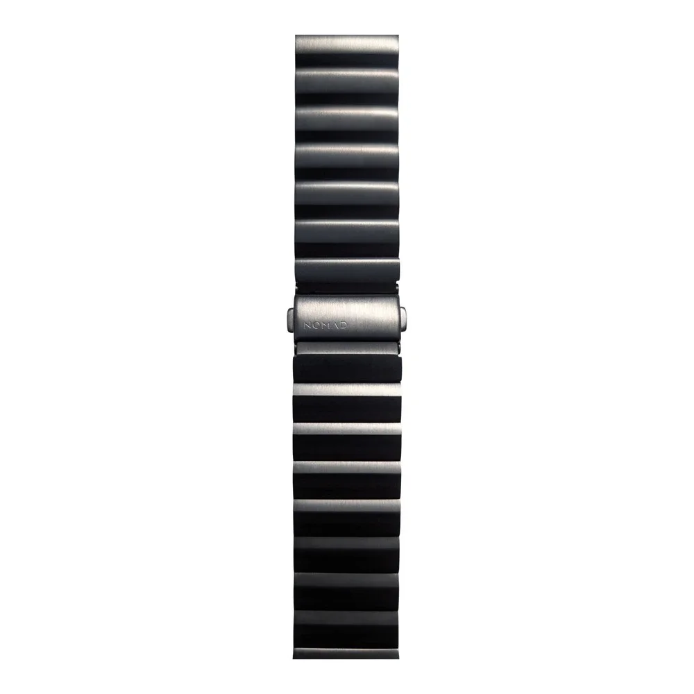 27-P NOMAD Stainless‎ Steel Band For Apple 44mm/45mm/49mm NM1A4HB000 - Black ⬇️